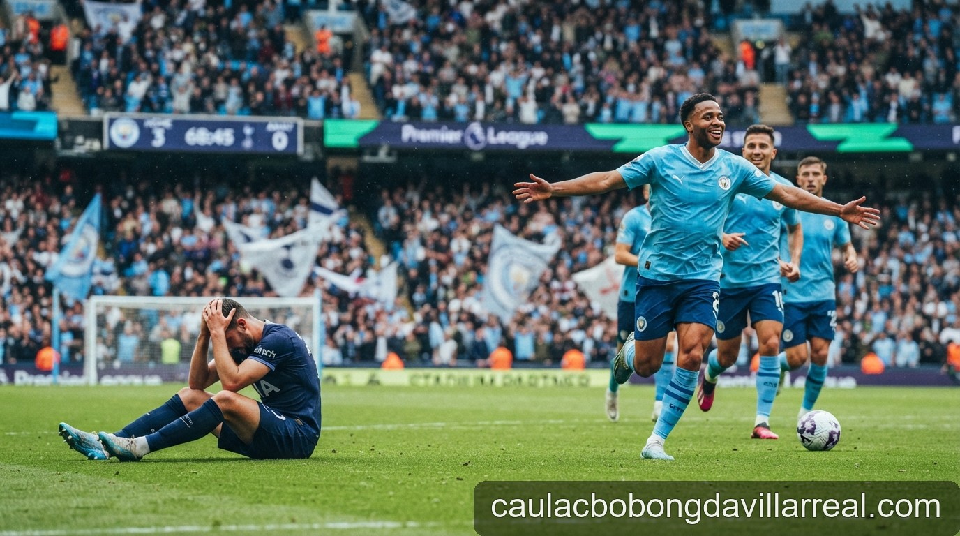Premier League 2026/27: Manchester City dẫn đầu, Tottenham đối mặt áp lực lớn